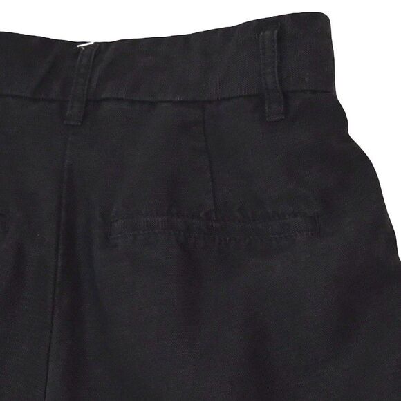 Wilfred Faded Black Linen Pleated High Waist Shorts Women’s Size 2 Minimalist - Picture 3 of 8